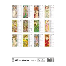Kalendář Alfons Mucha