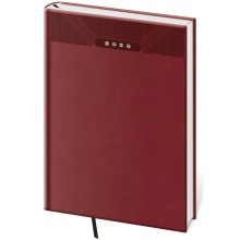 Denní diář A5 Print Classic angl. červený