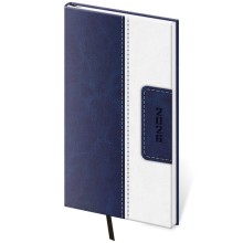 Kapesní diář Classic modro/bílý
