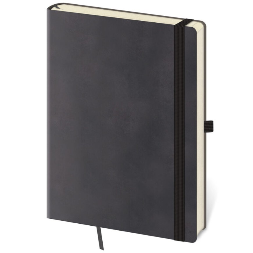 Linkovaný zápisník Flexies L Grey