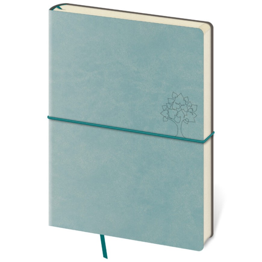 Linkovaný zápisník Flexio L Olive