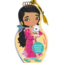 Oblékáme marocké panenky LOUNA – Omalovánky Oblékáme marocké panenky LOUNA – Omalovánky