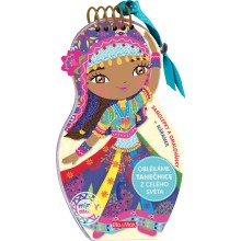 Oblékáme TANEČNICE z celého světa – Omalovánky Oblékáme TANEČNICE z celého světa – Omalovánky