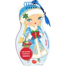 Oblékáme panenky VÁNOCE – Omalovánky Oblékáme panenky VÁNOCE – Omalovánky