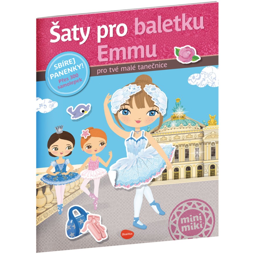 Šaty pro baletku EMMU – Kniha samolepek