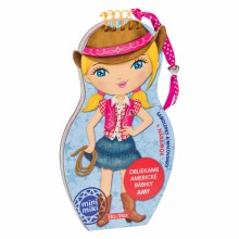 Obliekame americké bábiky AMY – Maľovanky Obliekame americké bábiky AMY – Maľovanky