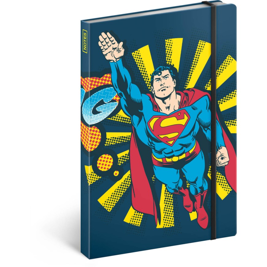 NOTIQUE Notes Superman – Bang, linkovaný, 13 x 21 cm