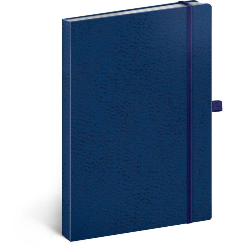 NOTIQUE Notes Vivella Classic modrý/modrý, tečkovaný, 15 x 21 cm