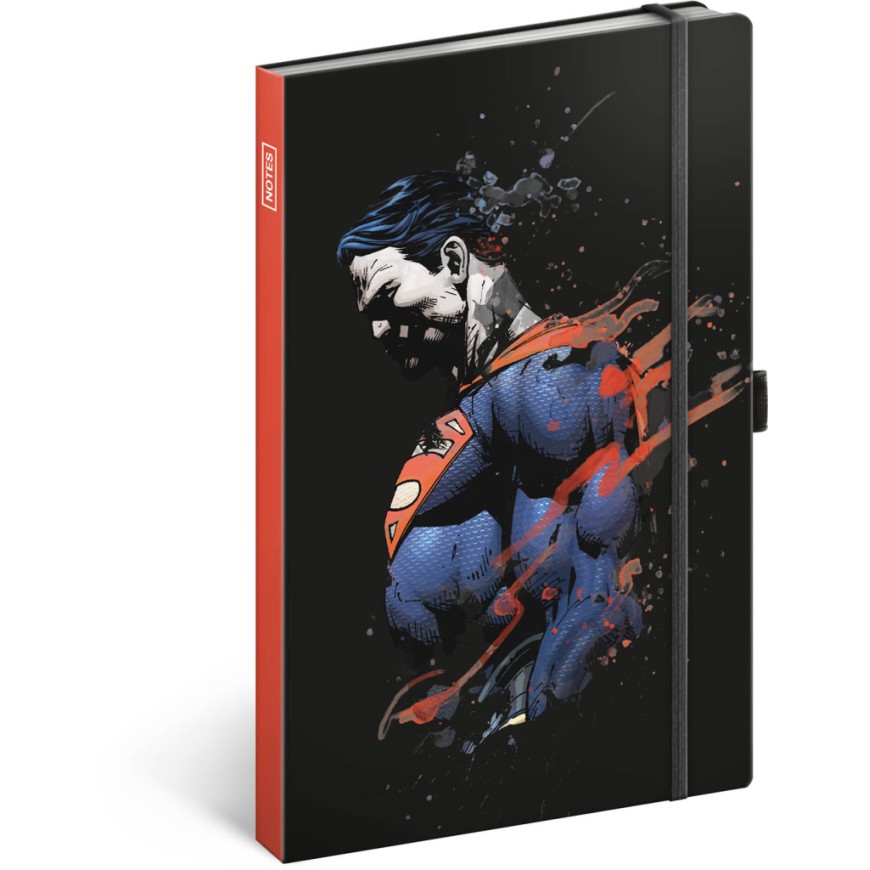 NOTIQUE Notes Superman, linkovaný, 13 x 21 cm