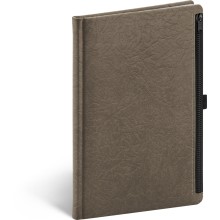 NOTIQUE Notes Hardy hnědý, linkovaný, 13 x 21 cm NOTIQUE Notes Hardy hnědý, linkovaný, 13 x 21 cm