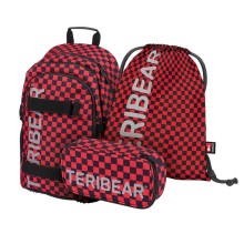 BAAGL 3 SET Skate Teribear: batoh, penál a sáček BAAGL 3 SET Skate Teribear: batoh, penál a sáček