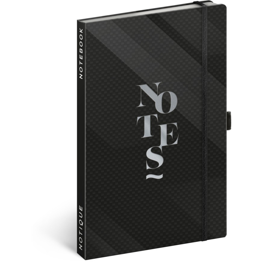 NOTIQUE Notes Elegantní, linkovaný, 13 x 21 cm