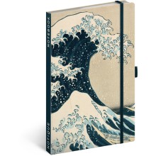 NOTIQUE Notes Katsushika Hokusai, linkovaný, 13 x 21 cm NOTIQUE Notes Katsushika Hokusai, linkovaný, 13 x 21 cm
