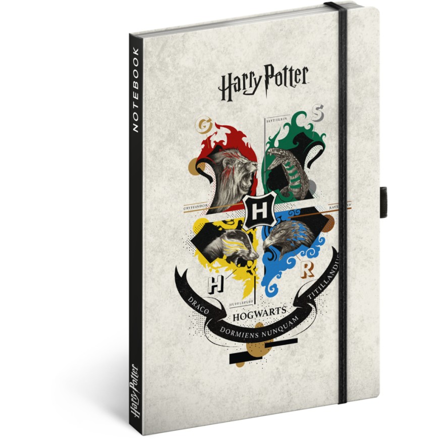 NOTIQUE Notes Harry Potter, linkovaný, 13 x 21 cm