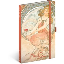 NOTIQUE Notes Alfons Mucha – Malířství, linkovaný, 13 x 21 cm NOTIQUE Notes Alfons Mucha – Malířství, linkovaný, 13 x 21 cm