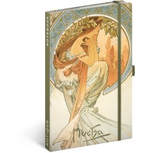 NOTIQUE Notes Alfons Mucha – Poezie, linkovaný, 13 x 21 cm NOTIQUE Notes Alfons Mucha – Poezie, linkovaný, 13 x 21 cm