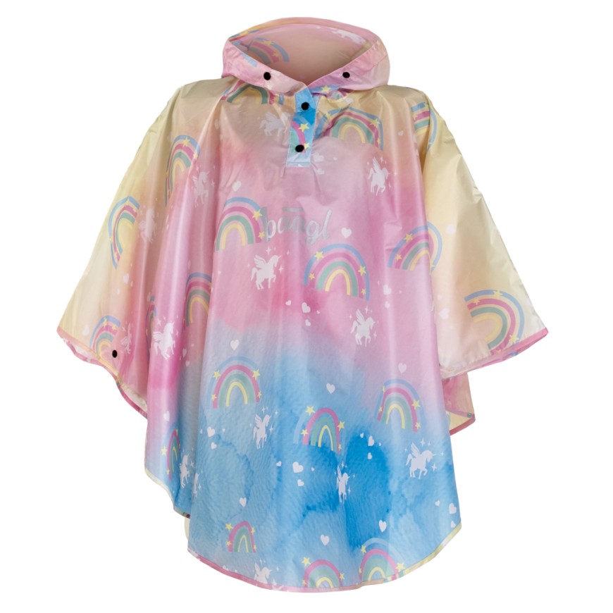 BAAGL Outdoor pláštěnka pončo Unicorn vel. XS (90 -110 cm)