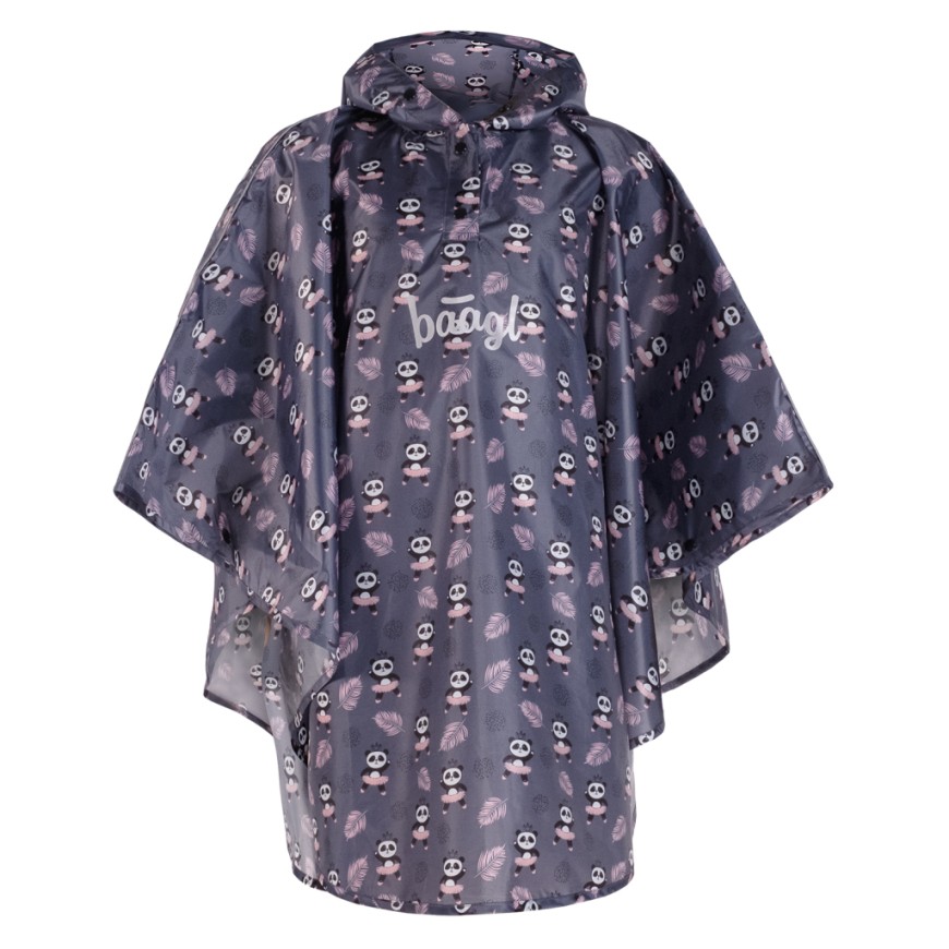 BAAGL Outdoor pláštěnka pončo Panda vel. S (110 -130 cm)