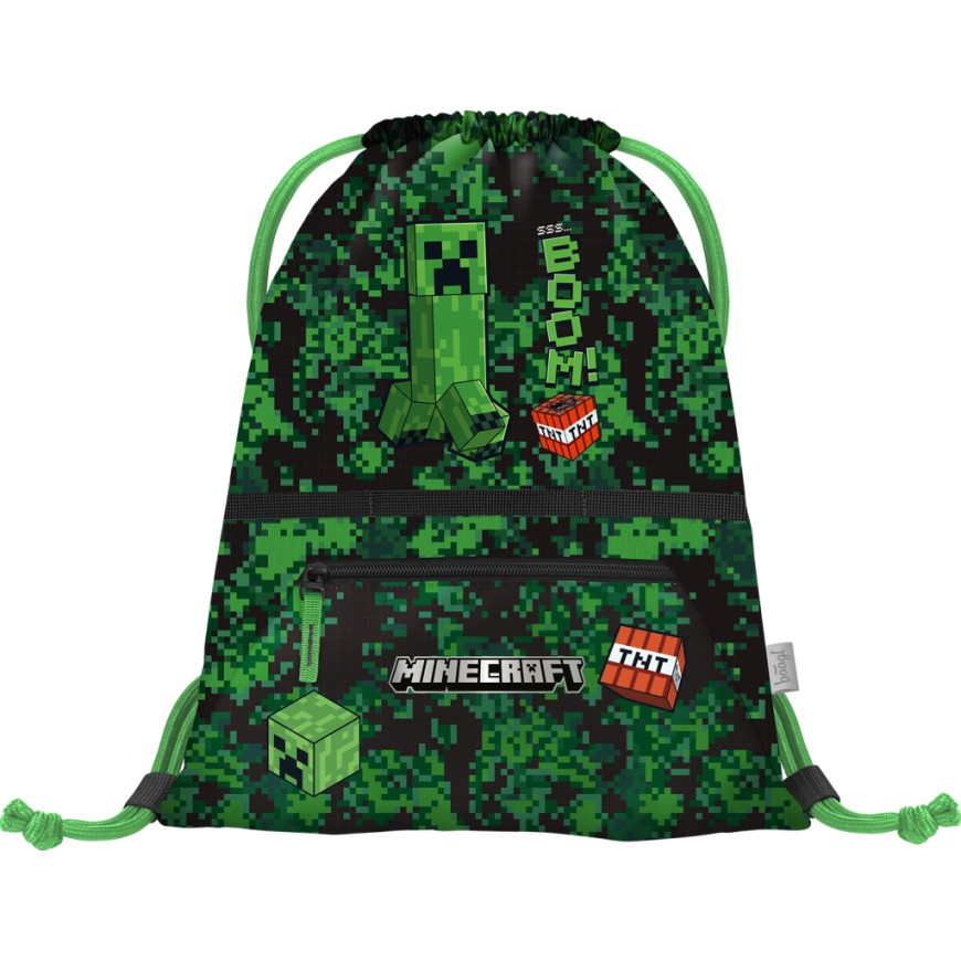 BAAGL Sáček s kapsou Minecraft Boom