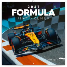 NOTIQUE Poznámkový kalendář Formule – Jiří Křenek 2027, 30 x 30 cm NOTIQUE Poznámkový kalendář Formule – Jiří Křenek 2027, 30 x 30 cm