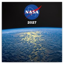 NOTIQUE Poznámkový kalendář NASA 2027, 30 x 30 cm NOTIQUE Poznámkový kalendář NASA 2027, 30 x 30 cm