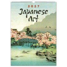 NOTIQUE Nástěnný kalendář Vintage plakáty – japonské umění 2027, 33 x 46 cm NOTIQUE Nástěnný kalendář Vintage plakáty – japonské umění 2027, 33 x 46 cm