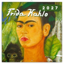 NOTIQUE Poznámkový kalendář Frida Kahlo 2027, 30 x 30 cm NOTIQUE Poznámkový kalendář Frida Kahlo 2027, 30 x 30 cm