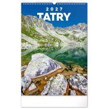 NOTIQUE Nástenný kalendár Tatry 2027, 33 x 46 cm NOTIQUE Nástenný kalendár Tatry 2027, 33 x 46 cm