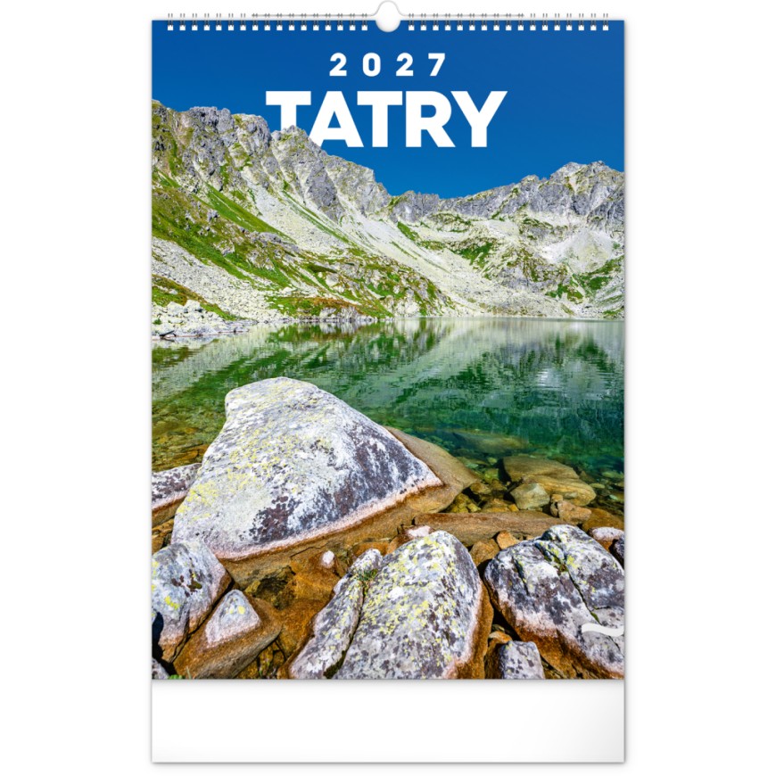 NOTIQUE Nástenný kalendár Tatry 2027, 33 x 46 cm