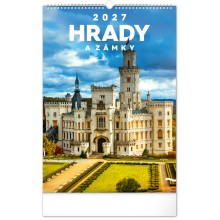 NOTIQUE Nástěnný kalendář Hrady a zámky 2027, 33 x 46 cm NOTIQUE Nástěnný kalendář Hrady a zámky 2027, 33 x 46 cm