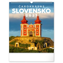 NOTIQUE Nástenný kalendár Čarokrásne Slovensko 2027, 30 x 34 cm NOTIQUE Nástenný kalendár Čarokrásne Slovensko 2027, 30 x 34 cm