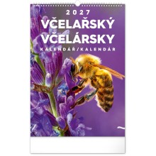 NOTIQUE Nástěnný kalendář Včelařský – Včelársky CZ/SK 2027, 33 x 46 cm NOTIQUE Nástěnný kalendář Včelařský – Včelársky CZ/SK 2027, 33 x 46 cm