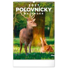 NOTIQUE Nástenný kalendár Poľovnícky 2027, 33 x 46 cm NOTIQUE Nástenný kalendár Poľovnícky 2027, 33 x 46 cm
