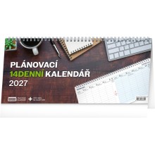 NOTIQUE Stolní kalendář Pracovní 2027 – 14denní, 33 x 14,5 cm NOTIQUE Stolní kalendář Pracovní 2027 – 14denní, 33 x 14,5 cm
