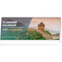 NOTIQUE Stolní kalendář Plánovací s fotografiemi 2027, 33 x 12,5 cm NOTIQUE Stolní kalendář Plánovací s fotografiemi 2027, 33 x 12,5 cm