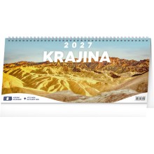 NOTIQUE Stolní kalendář Krajina 2027 – 14denní, 33 x 14,5 cm NOTIQUE Stolní kalendář Krajina 2027 – 14denní, 33 x 14,5 cm