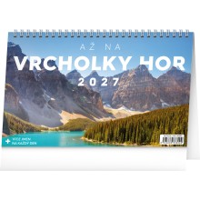 NOTIQUE Stolní kalendář Až na vrcholky hor 2027, 23,1 x 14,5 cm NOTIQUE Stolní kalendář Až na vrcholky hor 2027, 23,1 x 14,5 cm