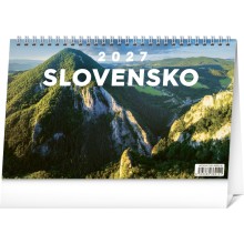NOTIQUE Stolový kalendár Slovensko 2027, 23,1 x 14,5 cm NOTIQUE Stolový kalendár Slovensko 2027, 23,1 x 14,5 cm