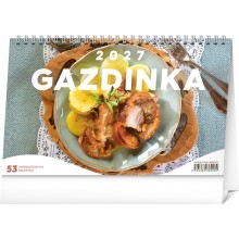 NOTIQUE Stolový kalendár Gazdinka 2027, 23,1 x 14,5 cm NOTIQUE Stolový kalendár Gazdinka 2027, 23,1 x 14,5 cm
