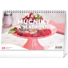 NOTIQUE Stolový kalendár Múčniky a sladkosti 2027, 23,1 x 14,5 cm NOTIQUE Stolový kalendár Múčniky a sladkosti 2027, 23,1 x 14,5 cm