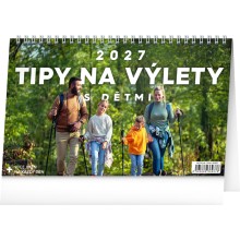 NOTIQUE Stolní kalendář Tipy na výlety s dětmi 2027, 23,1 x 14,5 cm NOTIQUE Stolní kalendář Tipy na výlety s dětmi 2027, 23,1 x 14,5 cm