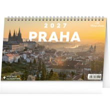 NOTIQUE Stolní kalendář Praha – Miluju Prahu 2027, 23,1 x 14,5 cm NOTIQUE Stolní kalendář Praha – Miluju Prahu 2027, 23,1 x 14,5 cm