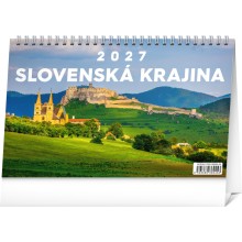 NOTIQUE Stolový kalendár Slovenská krajina 2027, 23,1 x 14,5 cm NOTIQUE Stolový kalendár Slovenská krajina 2027, 23,1 x 14,5 cm