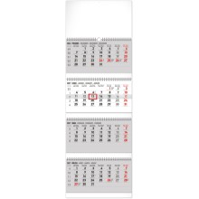 NOTIQUE Nástěnný kalendář 4měsíční standard skládací 2027, 29,5 x 84,5 cm NOTIQUE Nástěnný kalendář 4měsíční standard skládací 2027, 29,5 x 84,5 cm