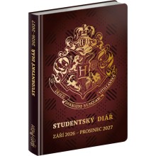 NOTIQUE Studentský diář Harry Potter (září 2026 – prosinec 2027), 9,8 x 14,5 cm NOTIQUE Studentský diář Harry Potter (září 2026 – prosinec 2027), 9,8 x 14,5 cm