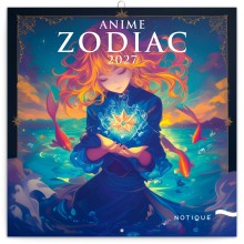 NOTIQUE Poznámkový kalendář Anime Zodiac 2027, 30 x 30 cm NOTIQUE Poznámkový kalendář Anime Zodiac 2027, 30 x 30 cm
