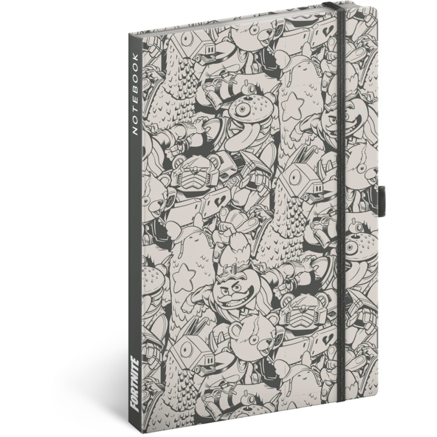 NOTIQUE Notes Fortnite – Legends, linkovaný, 13 x 21 cm