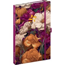 NOTIQUE Planbook diář/notes Vintage květy 2027, 13 x 21 cm NOTIQUE Planbook diář/notes Vintage květy 2027, 13 x 21 cm
