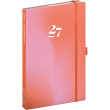 NOTIQUE Planbook diář/notes Korál 2027, 13 x 21 cm NOTIQUE Planbook diář/notes Korál 2027, 13 x 21 cm