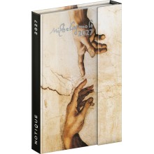 NOTIQUE Magnetic weekly planner Michelangelo 2027, 11 x 16 cm NOTIQUE Magnetic weekly planner Michelangelo 2027, 11 x 16 cm
